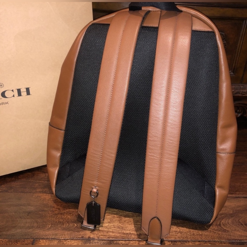 Coach Men’s Charles Varsity Stripe Back Pack - Picture 6 of 7